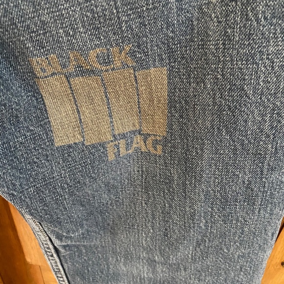 Men's Punk Rock Themed Levis 505 Jeans Upcycled